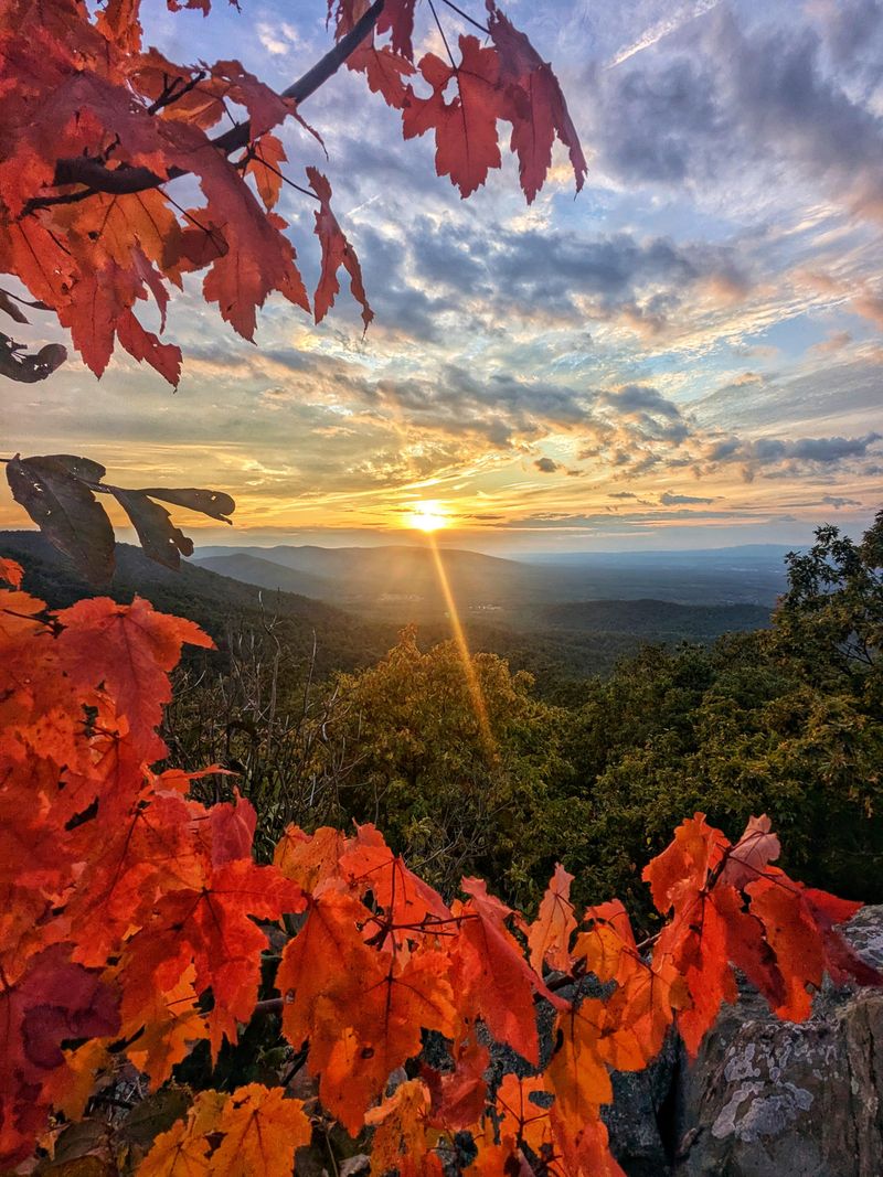 The Blue Ridge Peaks Before The Piedmont