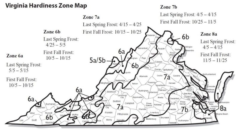 Timing Depends On Your Part Of Virginia
