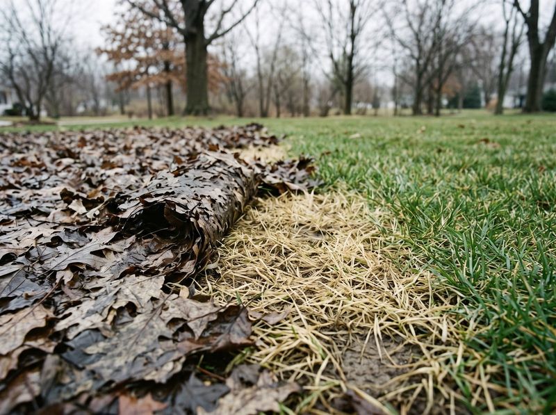 Too Many Leaves Can Crowd Your Grass