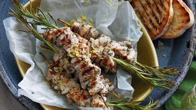 Turning Woody Stems Into Grilling Skewers