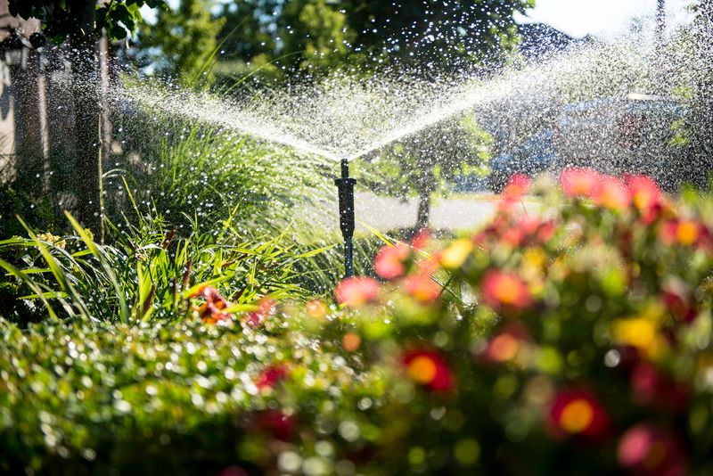 Water Plants Deeply Ahead Of The Wind