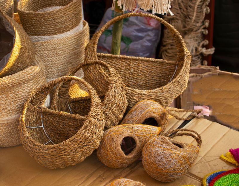 Weave Them Into Handmade Baskets