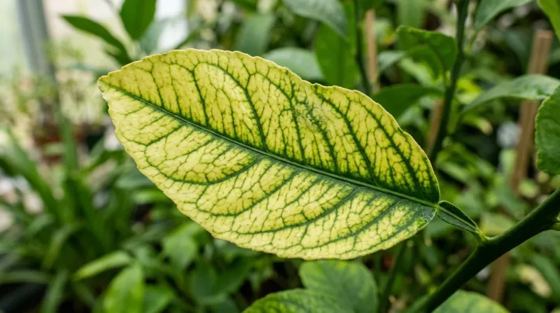 Yellow Leaves With Green Veins Point To Micronutrients