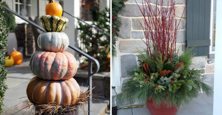10 Fall Porch Decor Ideas That Still Look Great After A Michigan Freeze