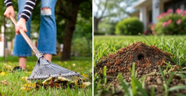 How To Rake Leaves And Clean Up Fall Beds In North Carolina While Avoiding Fire Ant Stings