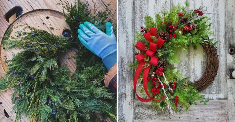 How To Make A Holiday Wreath From New York Garden Evergreens